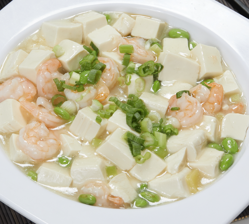 Tofu with Shrimp - 豆腐虾仁