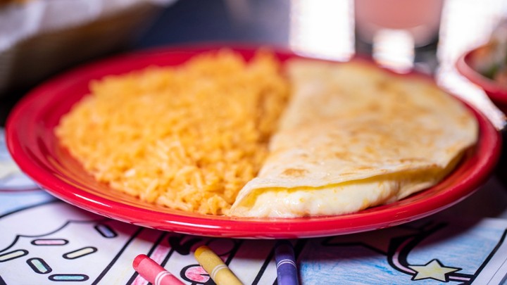 Kids Grilled Cheese Quesadilla