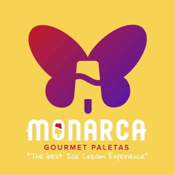Monarca Gourmet Paletas logo