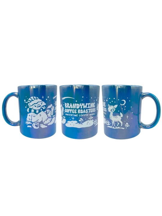 BCR Blue Holiday Mug