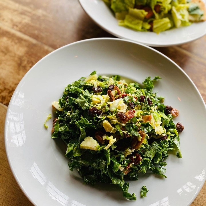 Shaved Brussels and Kale Salad