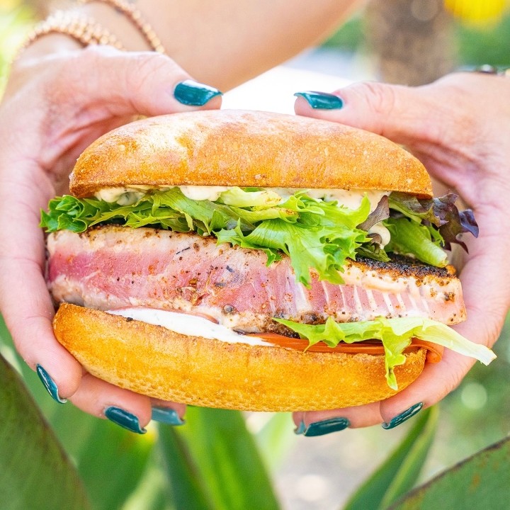 Grilled Ahi Tuna Sandwich