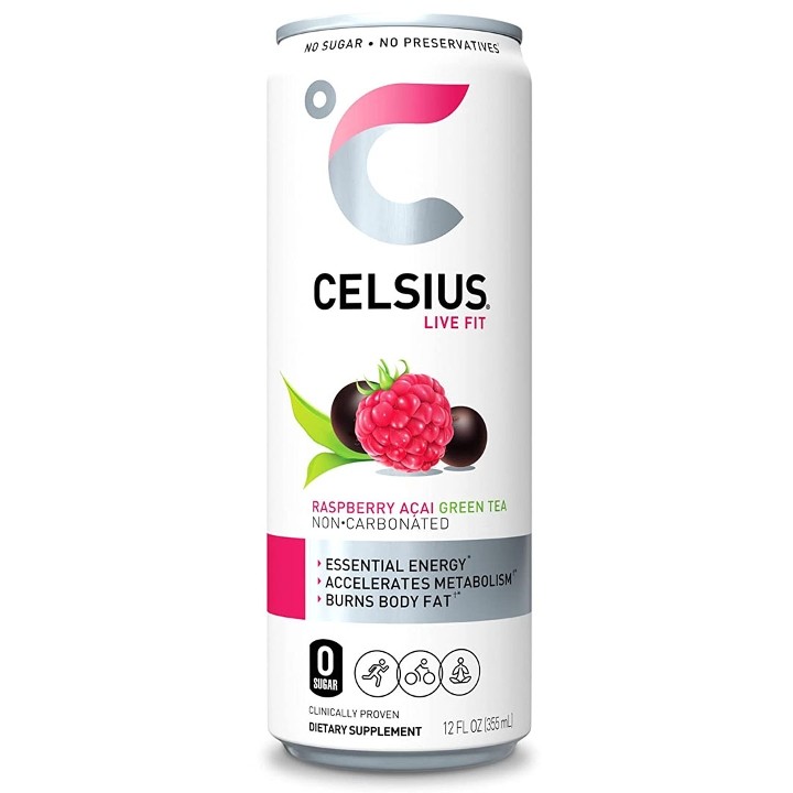 Celsius - Raspberry Acai Green Tea