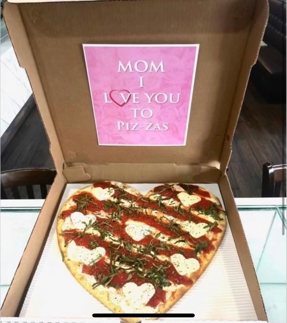 Mother's Day Heart-Shaped Pizza (MAY 12TH ONLY)