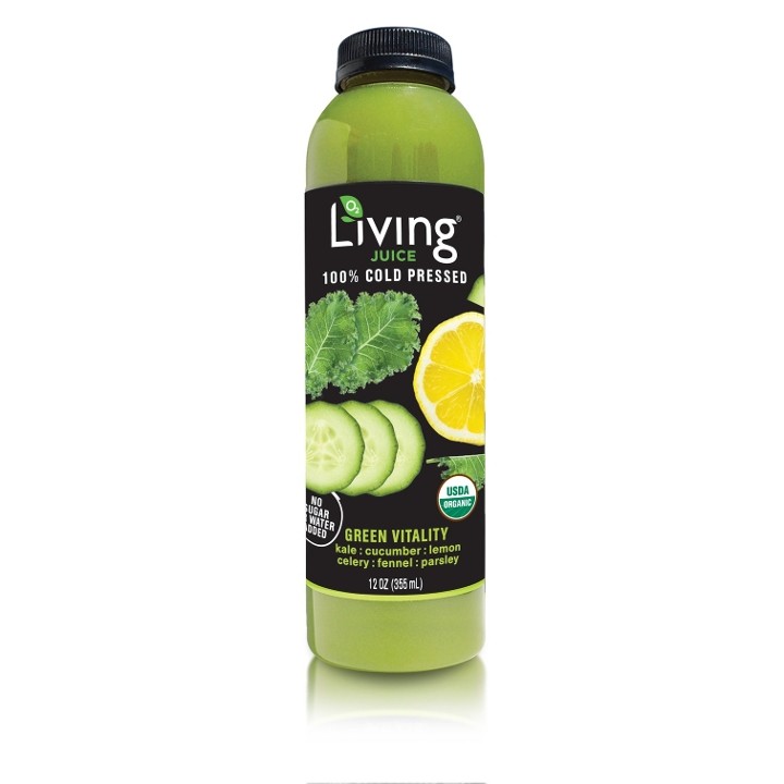 Organic Living Juices (100% Cold-Pressed)