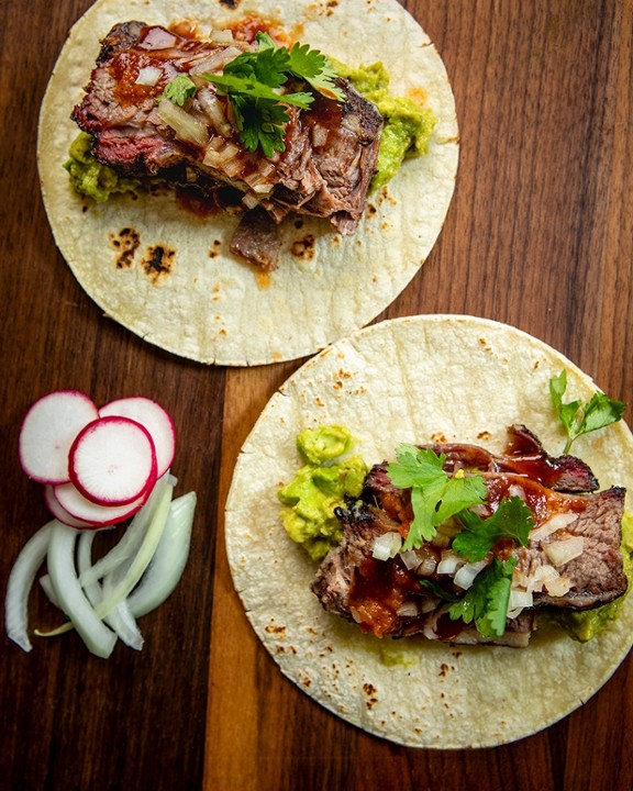 Ancho Braised Brisket Tacos