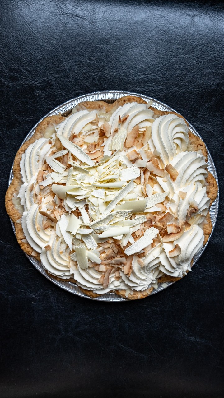Dahlia Bakery PreOrders Nine Inch Triple Coconut Cream Pie