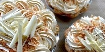 Six Inch Triple Coconut Cream Pie
