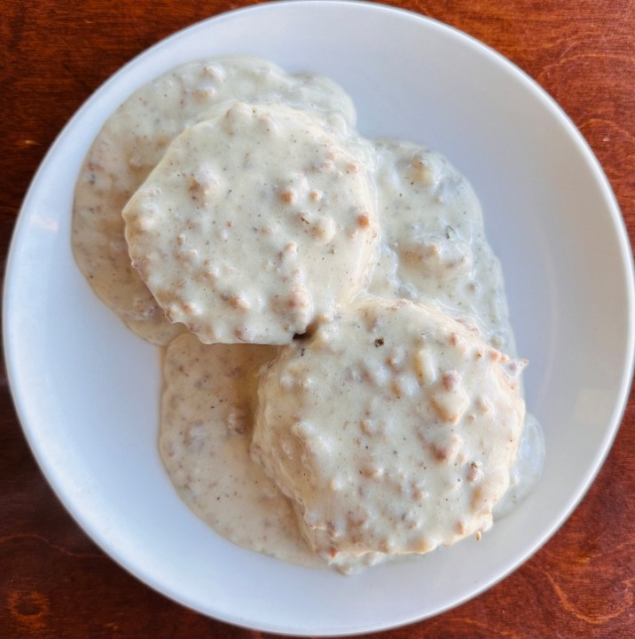 One Biscuit & Gravy