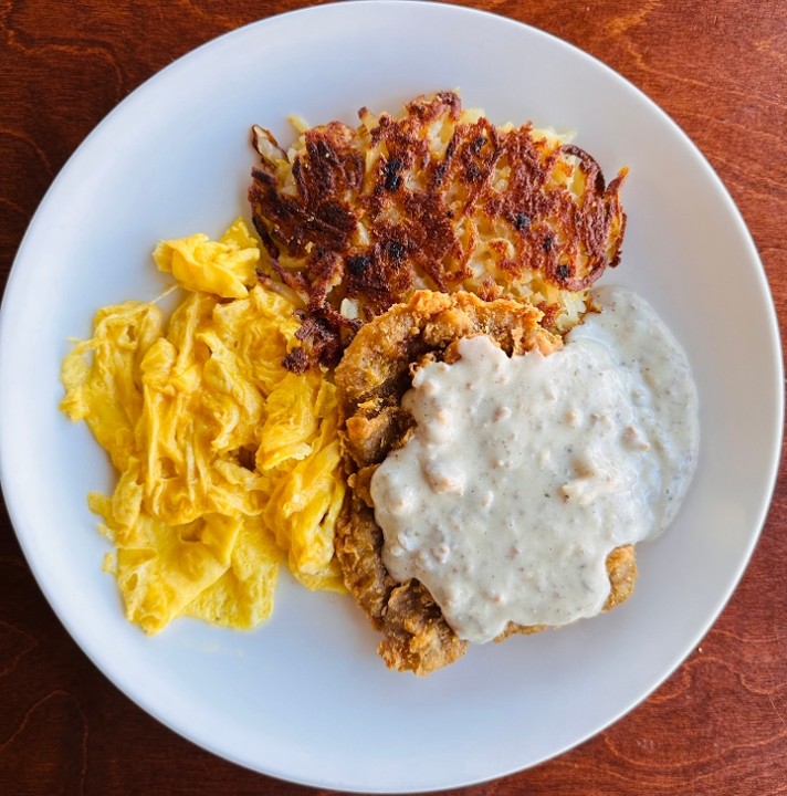 Chicken Fried Steak & Eggs