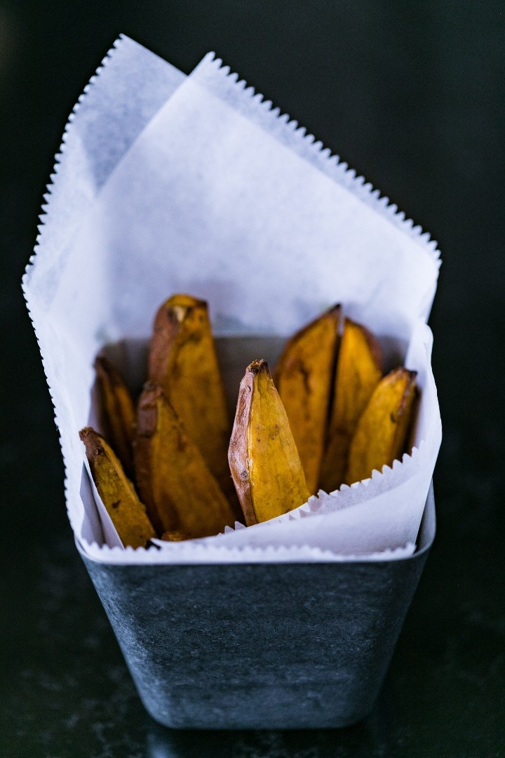Sweet Potatoes with Roasted Garlic and Rosemary*