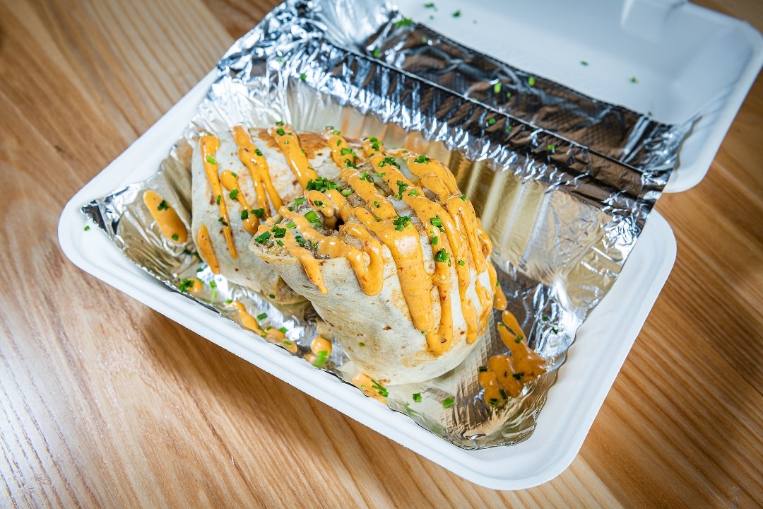 Grilled Chicken Loaded Fries Burrito**