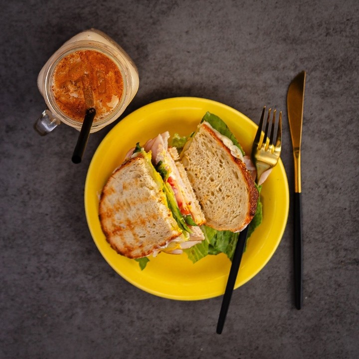 Grilled Turkey and Havarti Sandwich