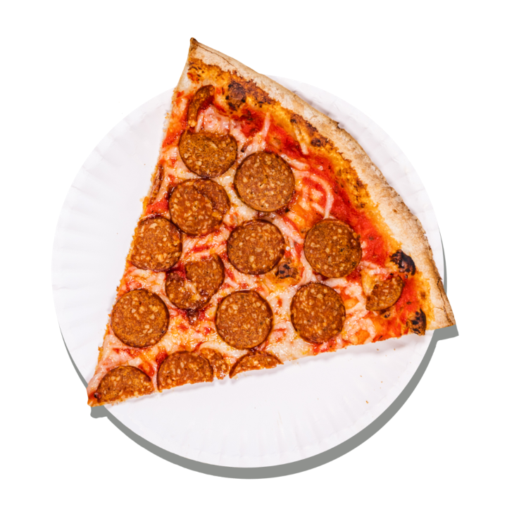 Vegan Pepperoni Slice