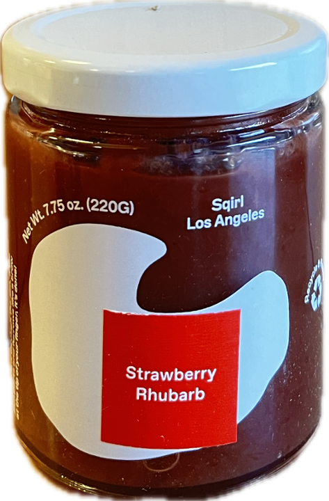 Squirl-Strawberry Rhubarb Preserve