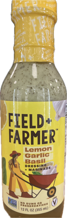 Field & Farmer Lemon Garlic Basil Dressing