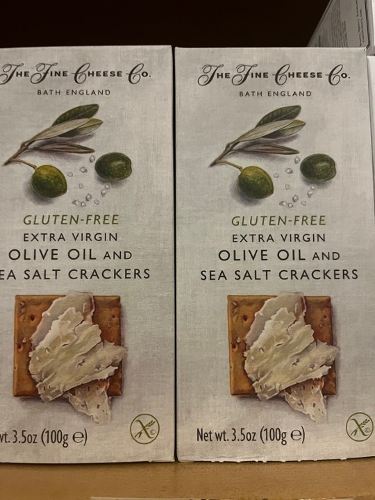 Olive Oil & Sea Salt Crackers (GF)