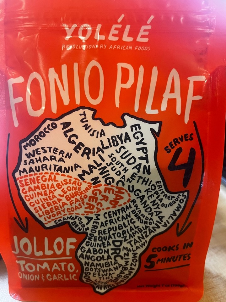 Yolele-Jollof Fonio Pilaf
