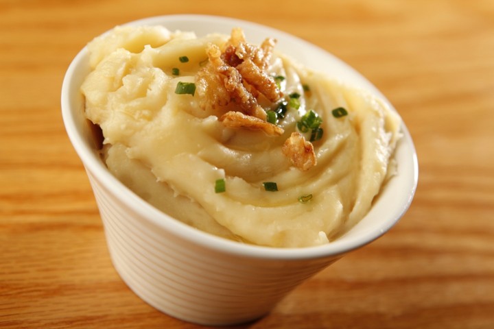 Buttery Yukon mashed potatoes