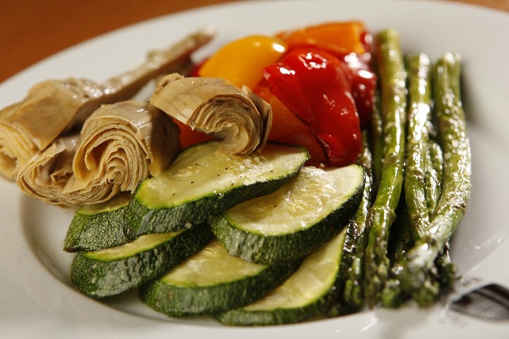Roasted vegetable platter