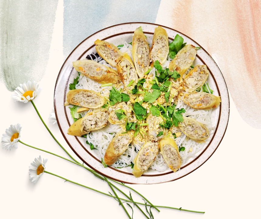 Spring Eggroll Noodle Salad