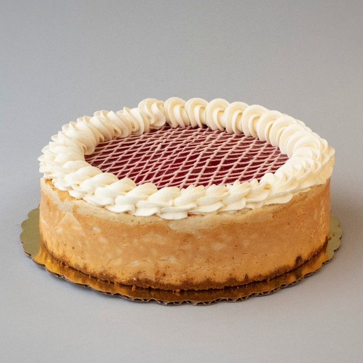 Raspberry White Chocolate Cheesecake