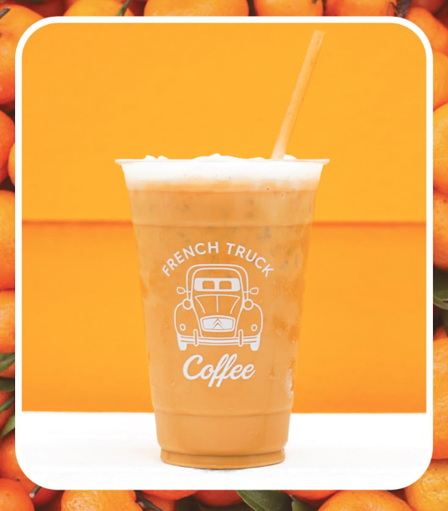 Iced Satsuma Dreamsicle Latte