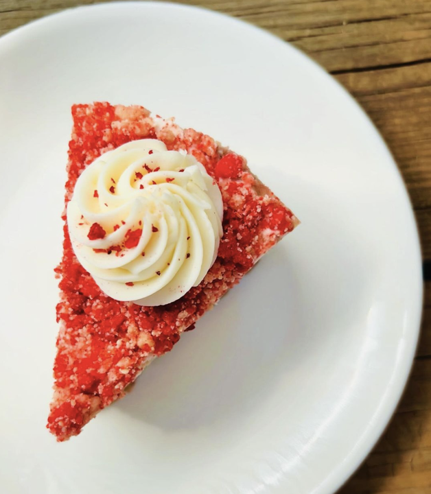 Strawberry Shortcake Cheesecake Slice