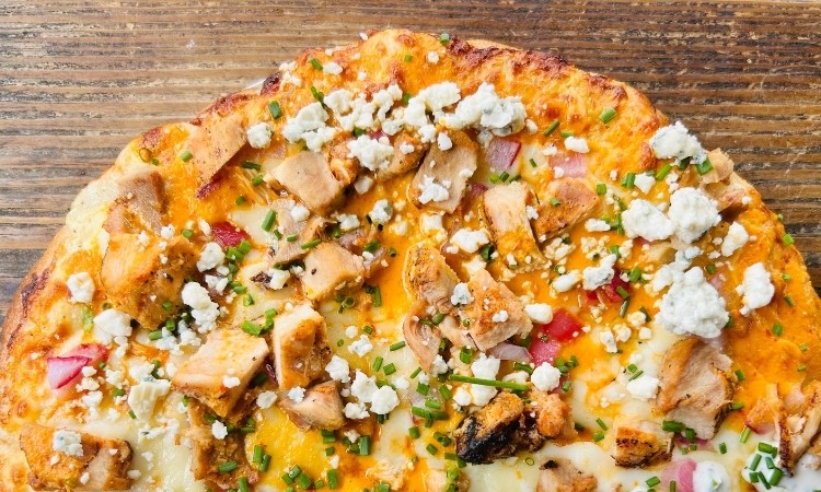 GF Buffalo Chicken Pizza