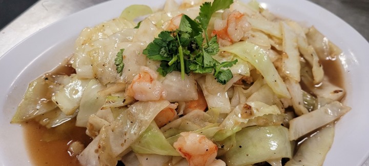Cabbage & Shrimp Stir Fry (NO Modifications)