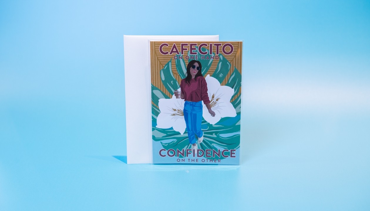 CAFÉCITO GREETING CARD