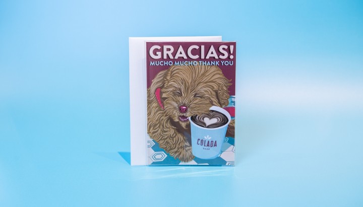 Mucho Thank You Greeting Card +