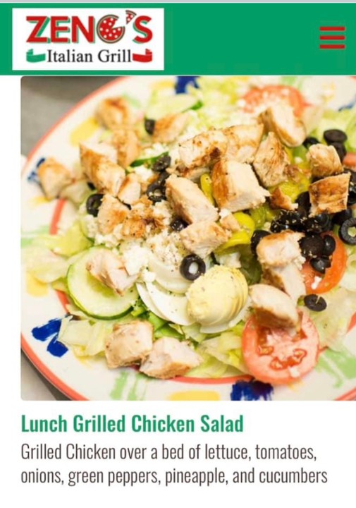 Lunch Grilled Chicken Salad