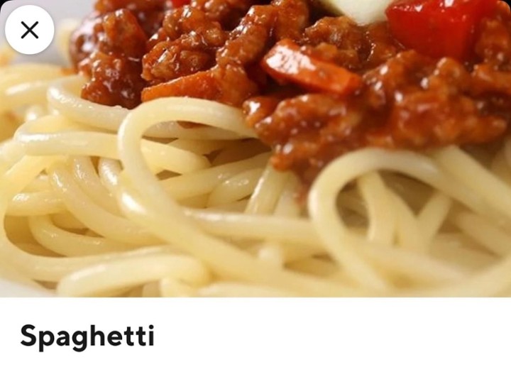 Spaghetti with  Meat Sauce