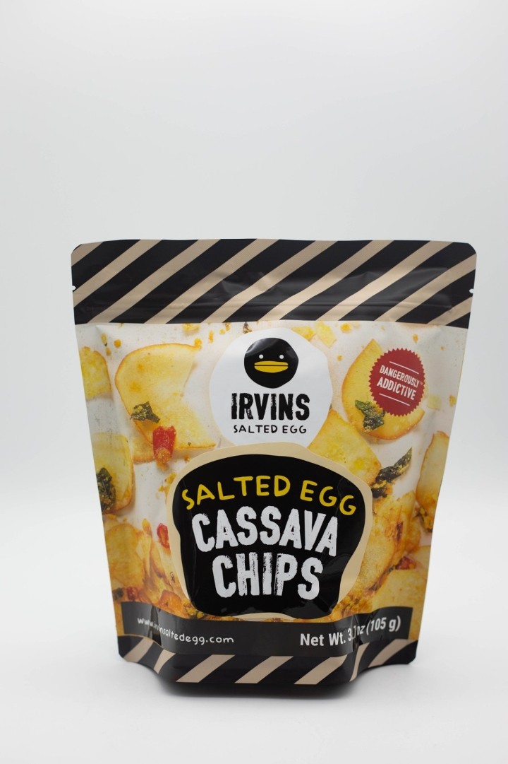 Salted Egg Cassava Chips Small 105g