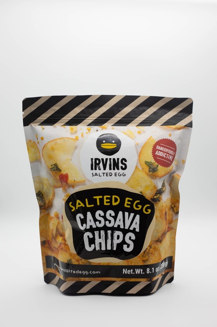 Salted Egg Cassava Chips Large 230g