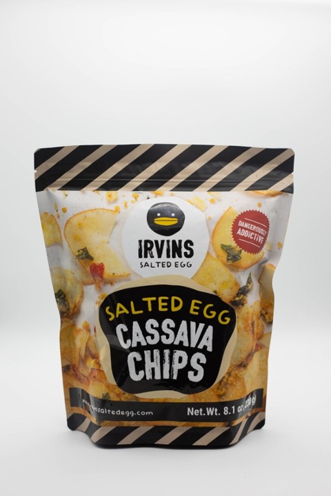 Salted Egg Cassava Chips Large 230g