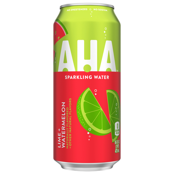 Aha Lime Watermelon Sparkling Water