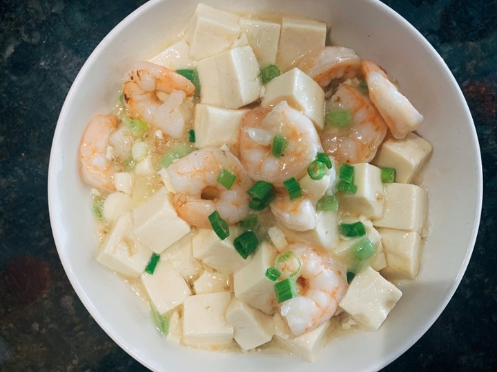 Jumbo Shrimp W/ Soft Tofu 虾仁豆腐
