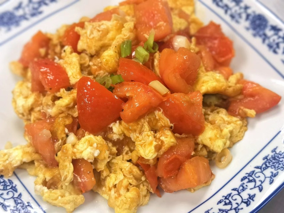 Scrambled Eggs W/Tomato 番茄炒蛋