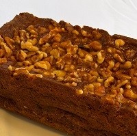 Banana Nut Pound Cake Half