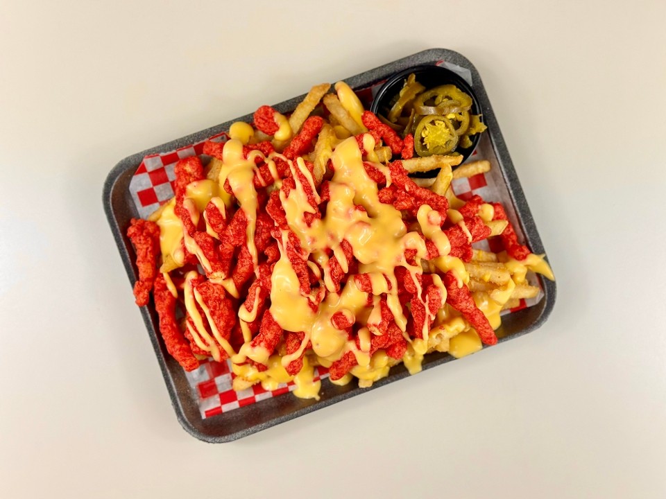 Hot Cheeto Cheesy Fries (Includes Side of Jalapeños)
