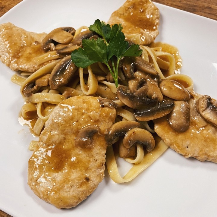 Chicken Fettuccine Marsala