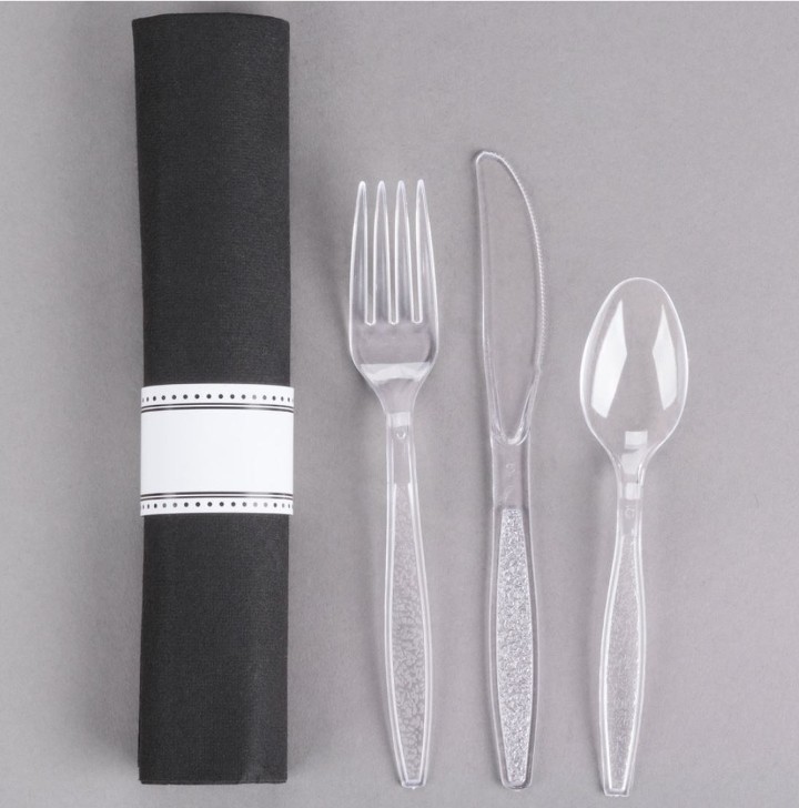 Pre-Rolled Cutlery Set