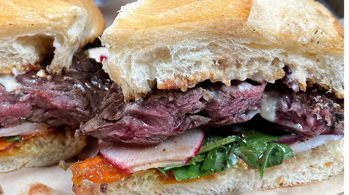 Skirt Steak Sandwich