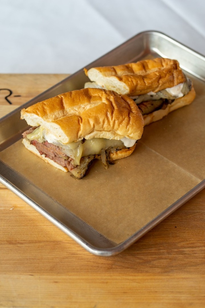 Loaded Texas-Style Brisket Sandwich