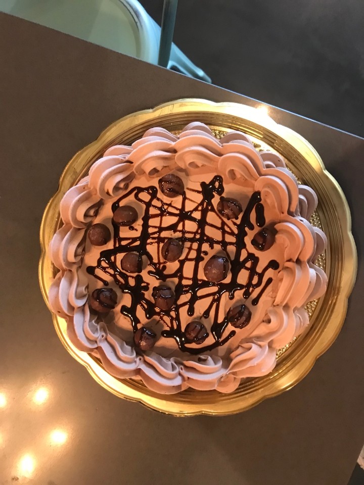 8 inch Chocolate Gelato with Chocolate Cake