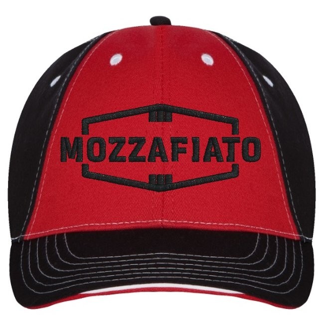 Mozzafiato Stitched Logo- Red
