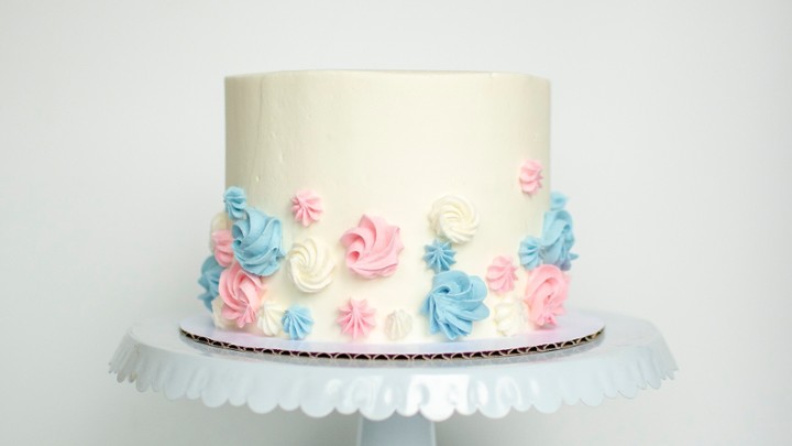 Gender Reveal Cake