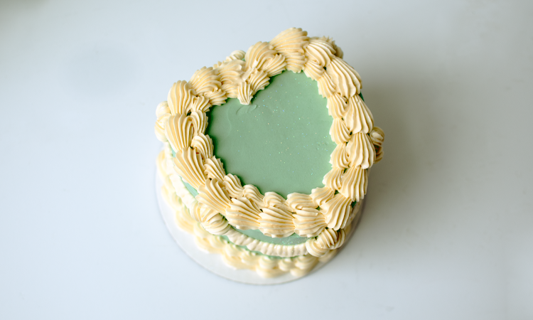 Heart Lambeth Cake